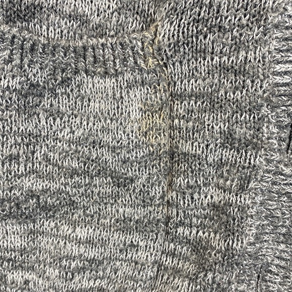 Hollister cardigan sweater S chunky buttons heathered gray grandpacore unisex - Picture 9 of 10